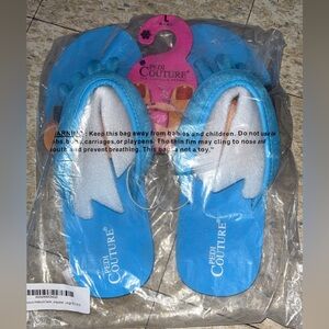 New with tags!!!Light blue pedicure sandals